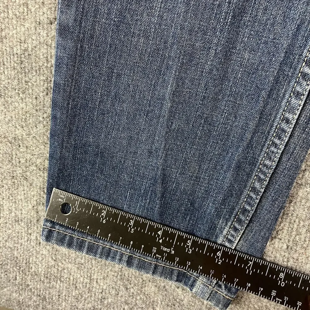 Levi's 511 Men's Jeans Size 34x30 Dark Wash Straight Leg Distressed Denim Casual
